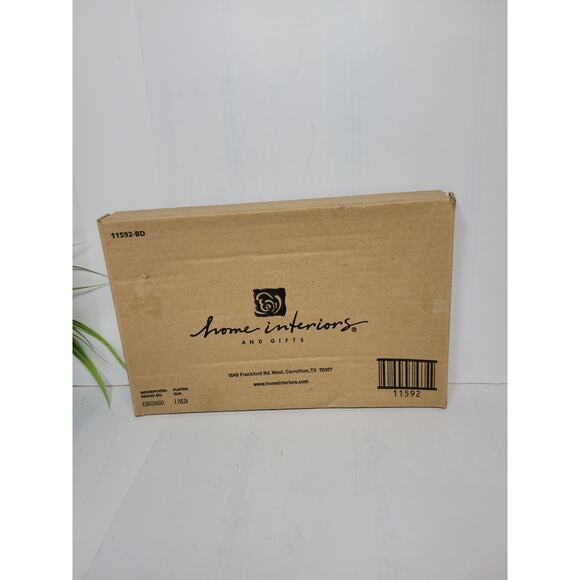 Vintage Indiana Glass Last Supper Tray, Clear Frosted Tiara NIB, Home Interiors - Picture 4 of 4